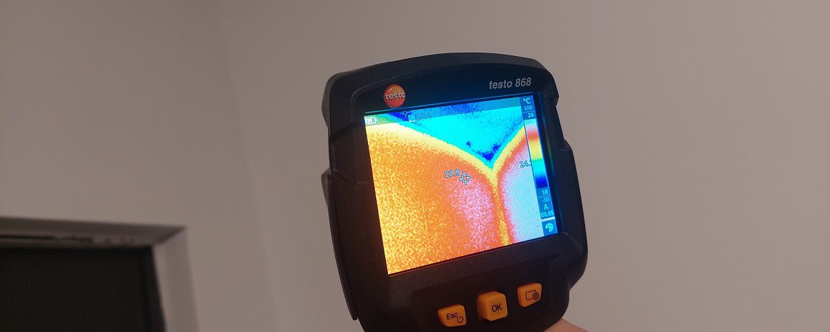 Mostki termiczne - podgląd z badania termowizyjnego